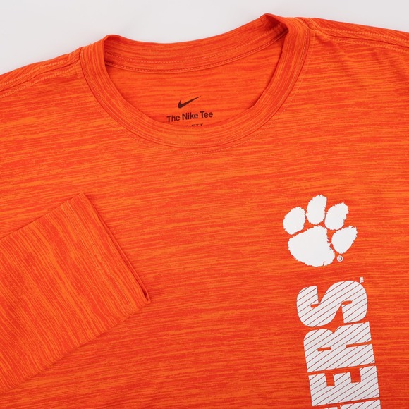 Nike Other - Nike Clemson Tigers Dri-FIT Performance Long Sleeve Shirt Orange Mens Medium